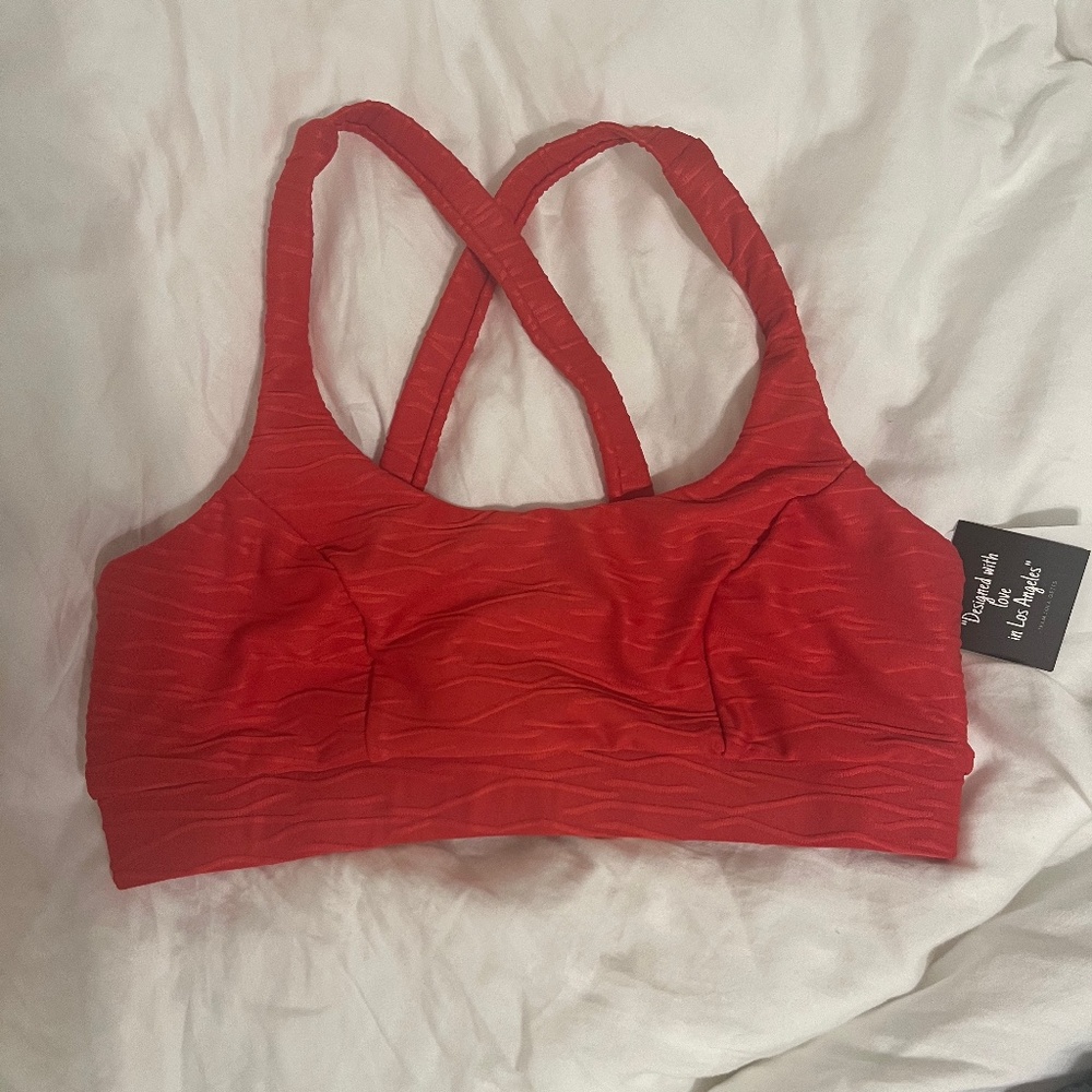 Lola Getts Sports Bra Red - Size Small (New with tags)